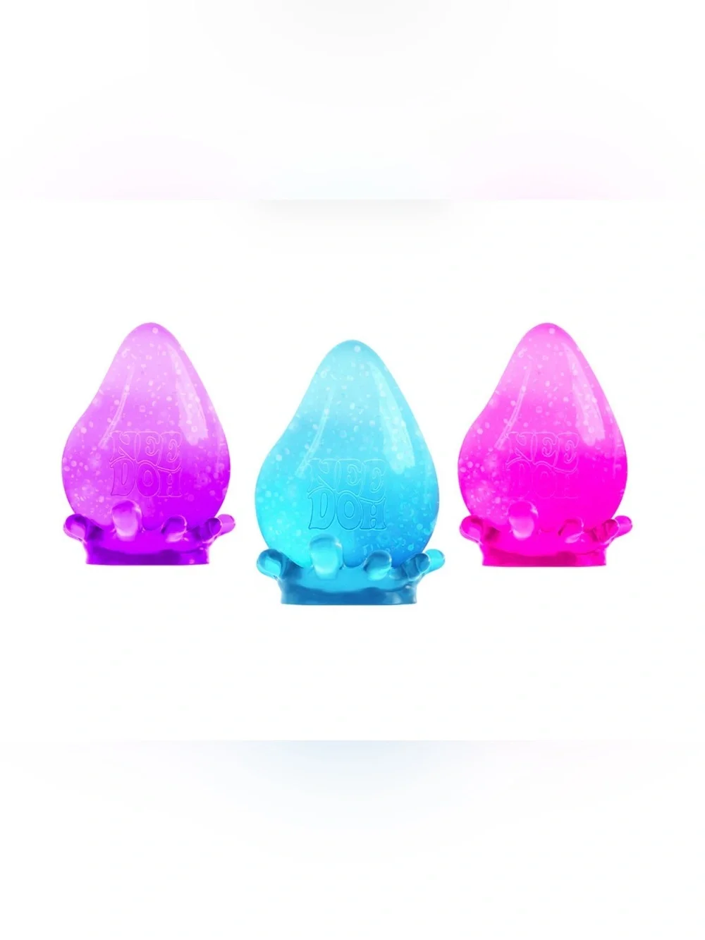 NWT Authentic NeeDoh Dream Drop - pink glitter Viral Squishy Fidget Toy